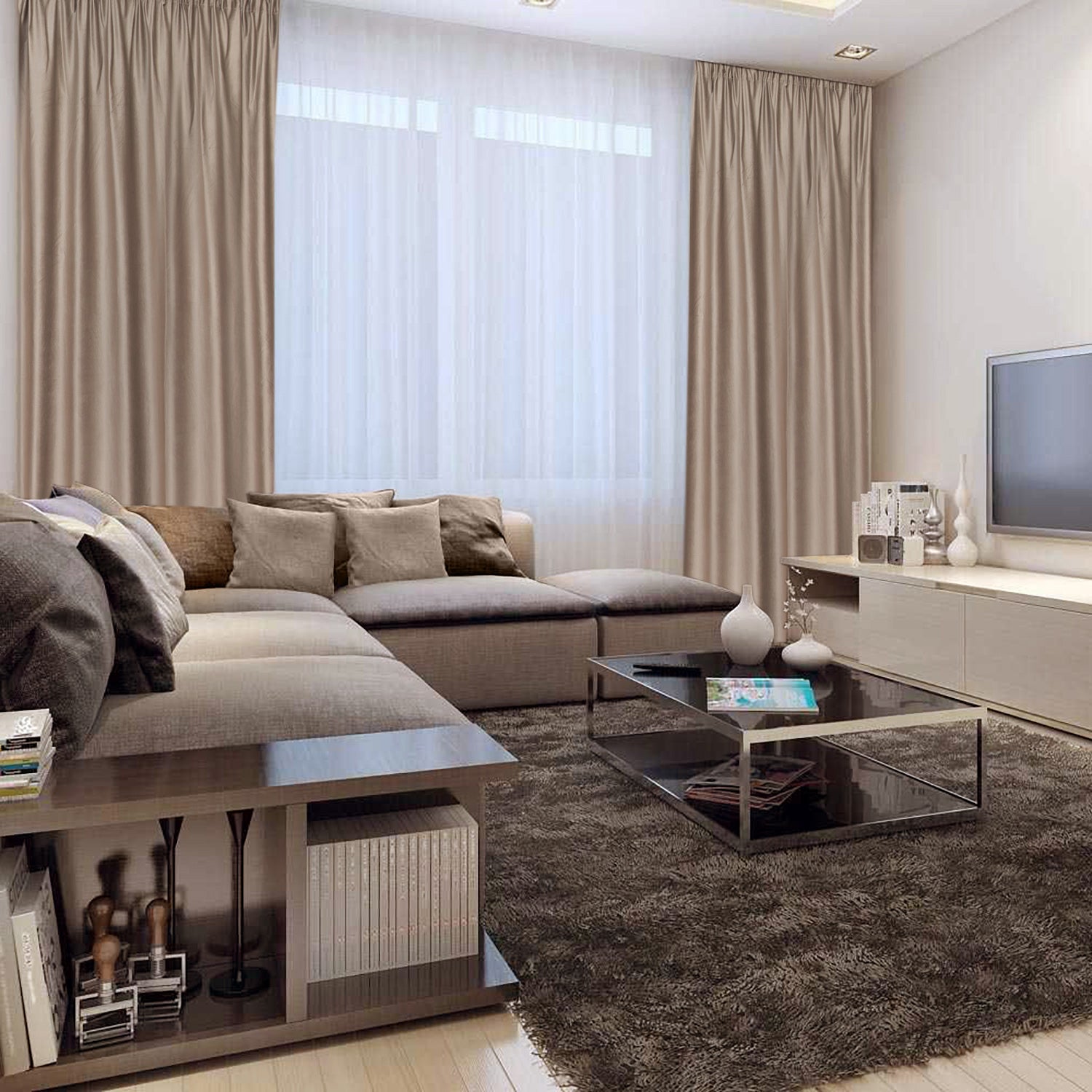 Draperie French Velvet Crem 2 | CasaRossaTextil