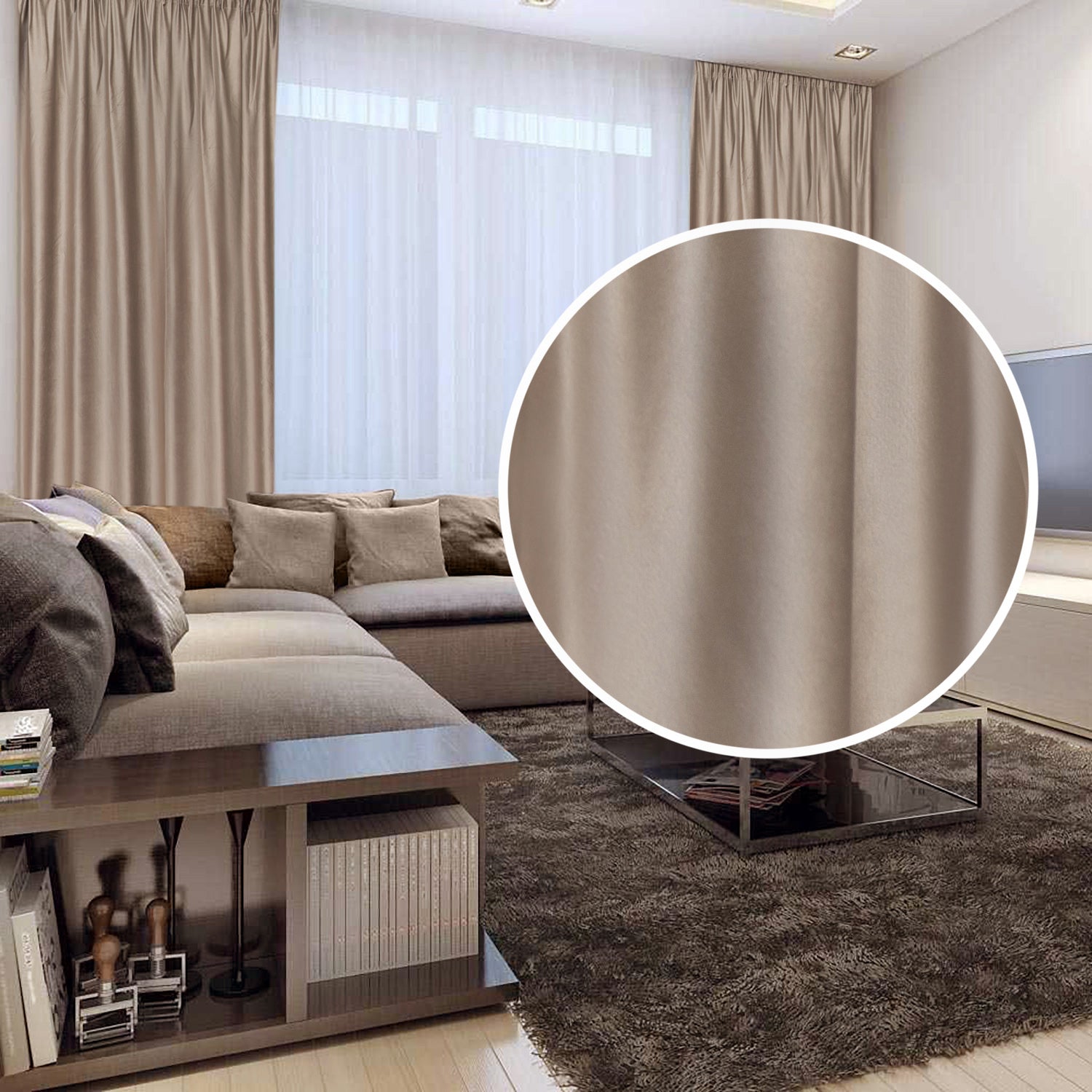 Draperie French Velvet Crem 2 | CasaRossaTextil