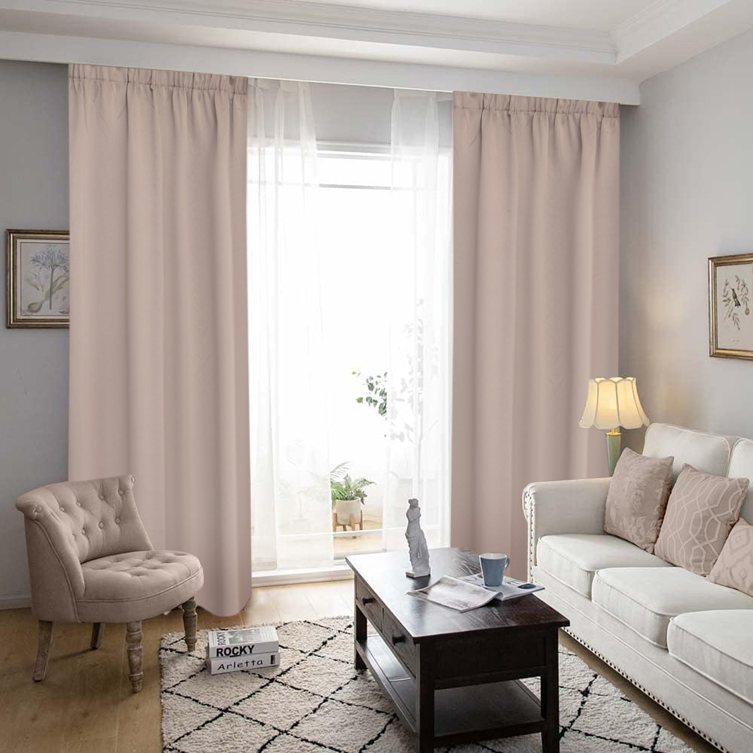 Draperie Blackout Maro Teracotă | Set 2 Bucăți | CasaRossaTextil