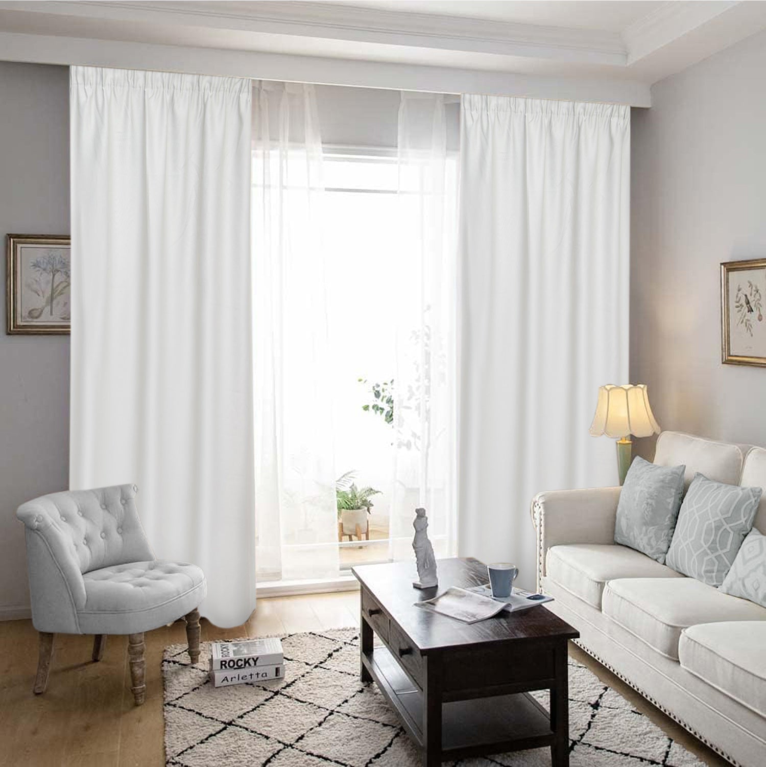 Draperie Blackout Crem | Set 2 Bucăți | CasaRossaTextil