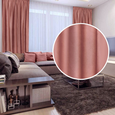Draperie French Velvet Somon | CasaRossaTextil