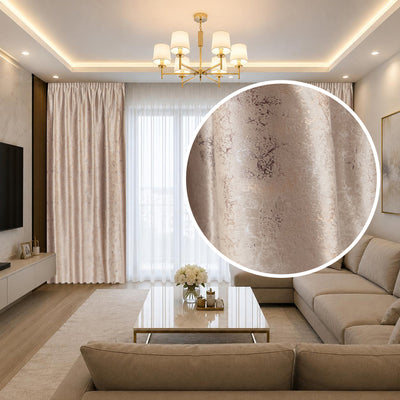 Draperie ETNA Crem Mediu | CasaRossaTextil