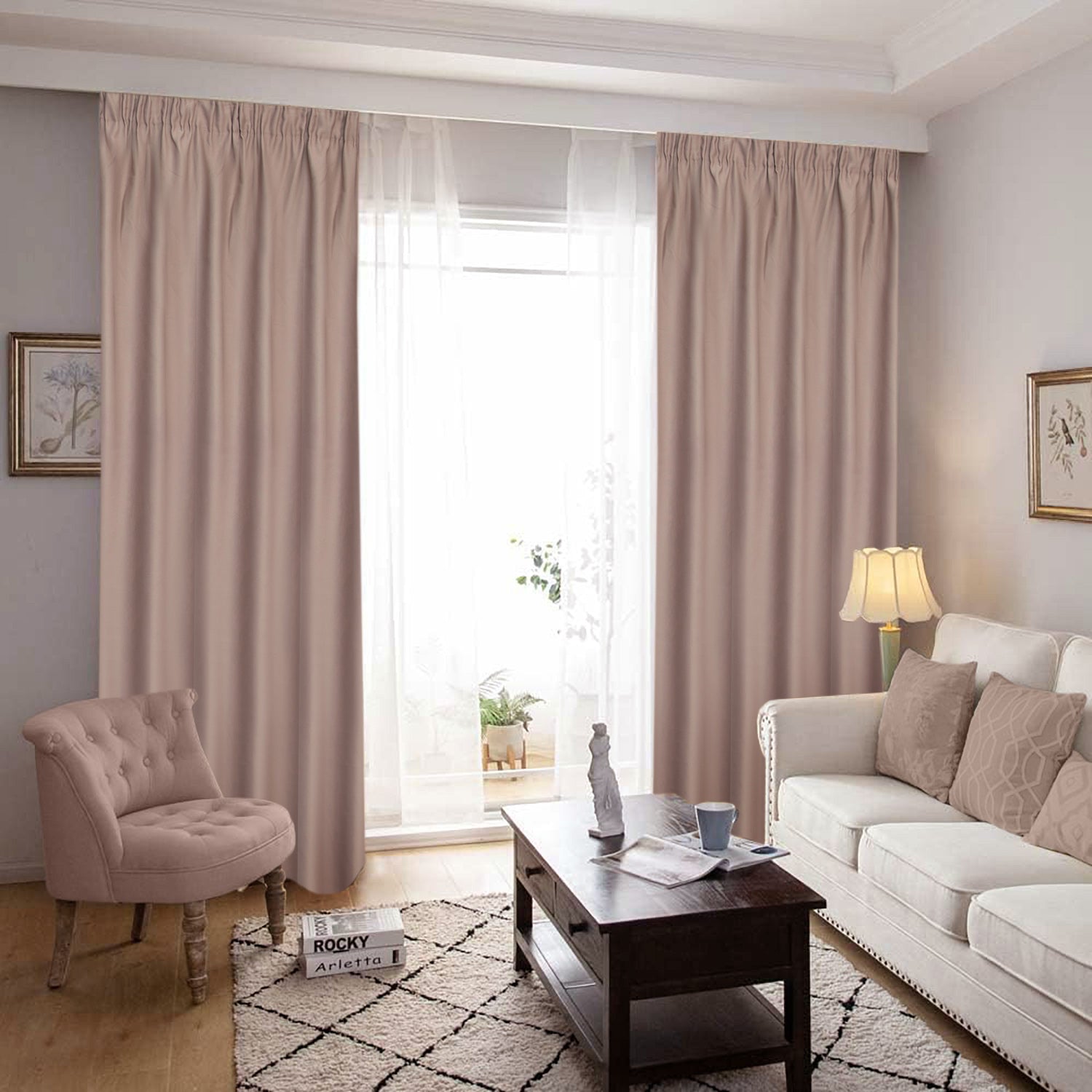 Draperie Blackout Maro Auriu | Set 2 Bucăți | CasaRossaTextil