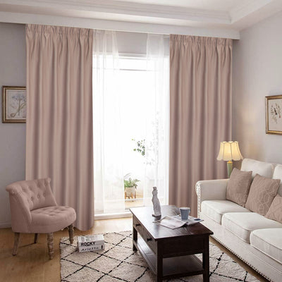 Draperie Blackout Maro Auriu | Set 2 Bucăți | CasaRossaTextil