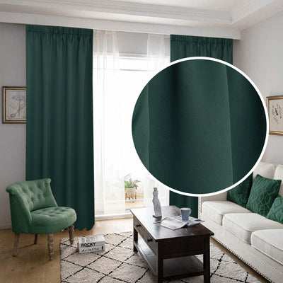 Draperie Blackout Gri Bej | Set 2 Bucăți | CasaRossaTextil