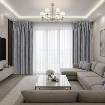 Draperie ETNA Gri Deschis | CasaRossaTextil