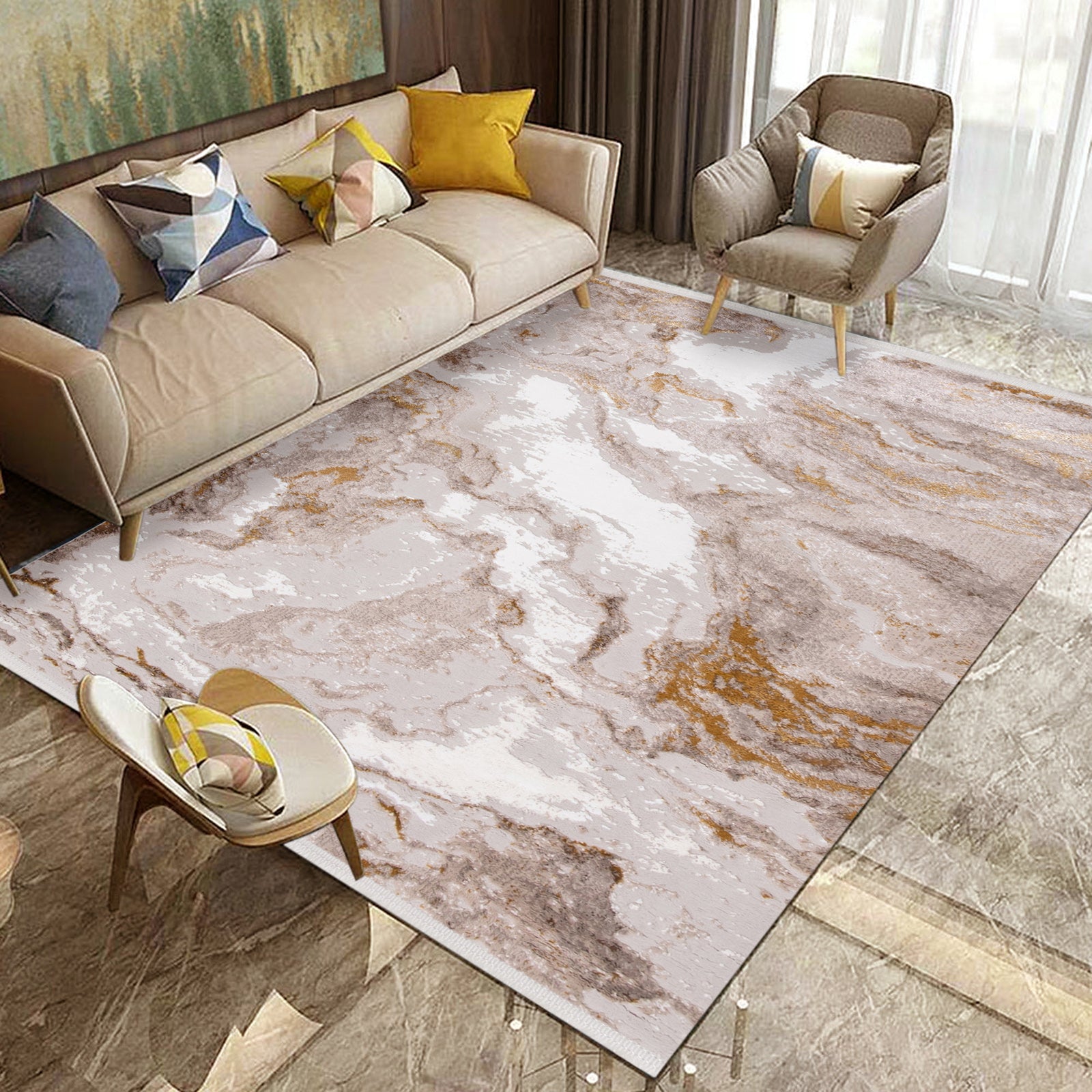 Covor INFINITY Galben | CasaRossaTextil