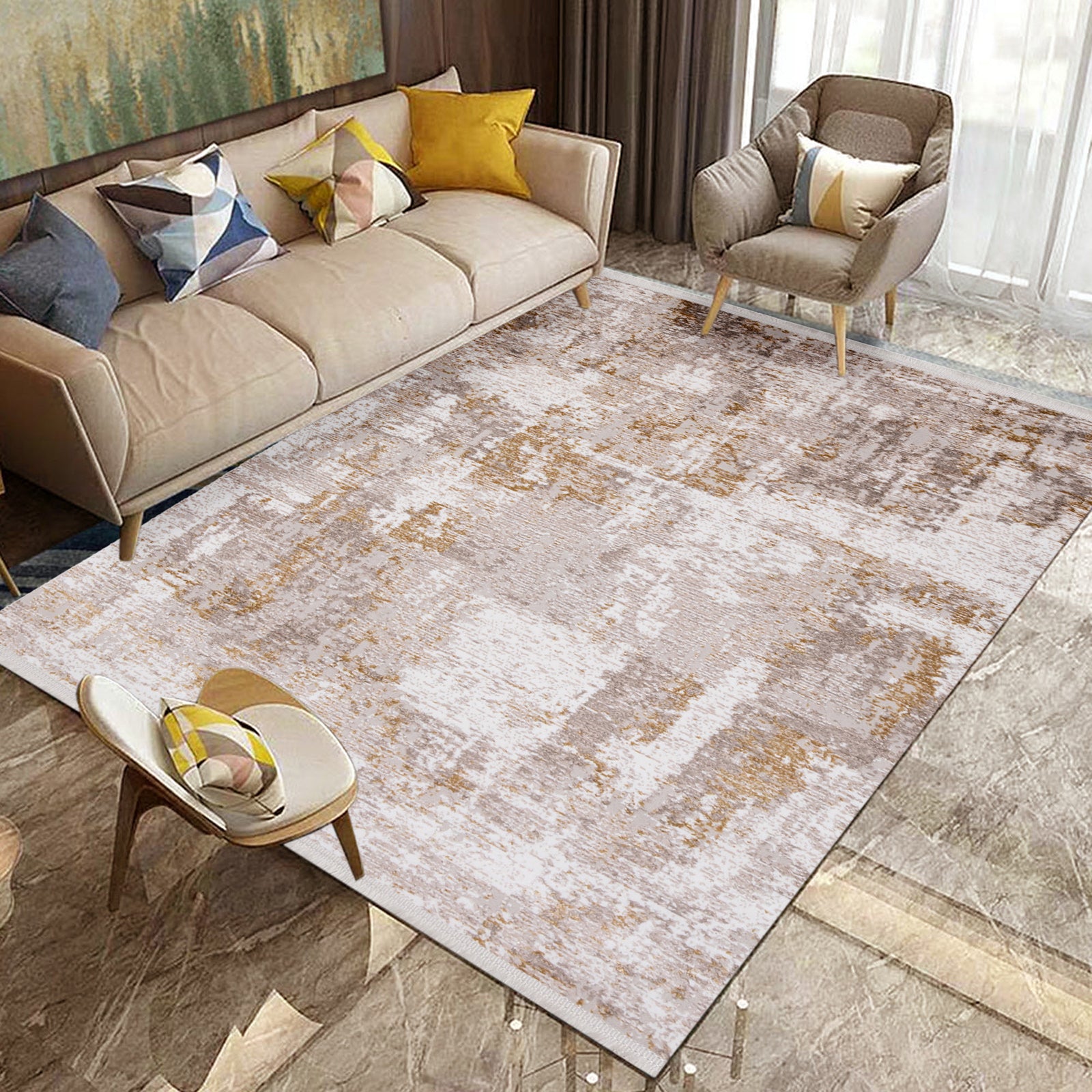 Covor INFINITY Galben 2 | CasaRossaTextil