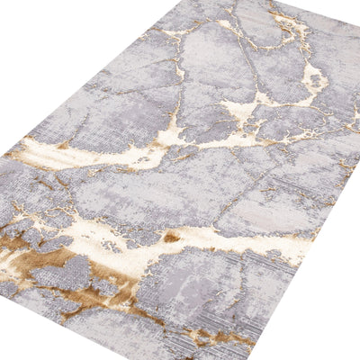 Covor SENA Auriu Poly | CasaRossaTextil