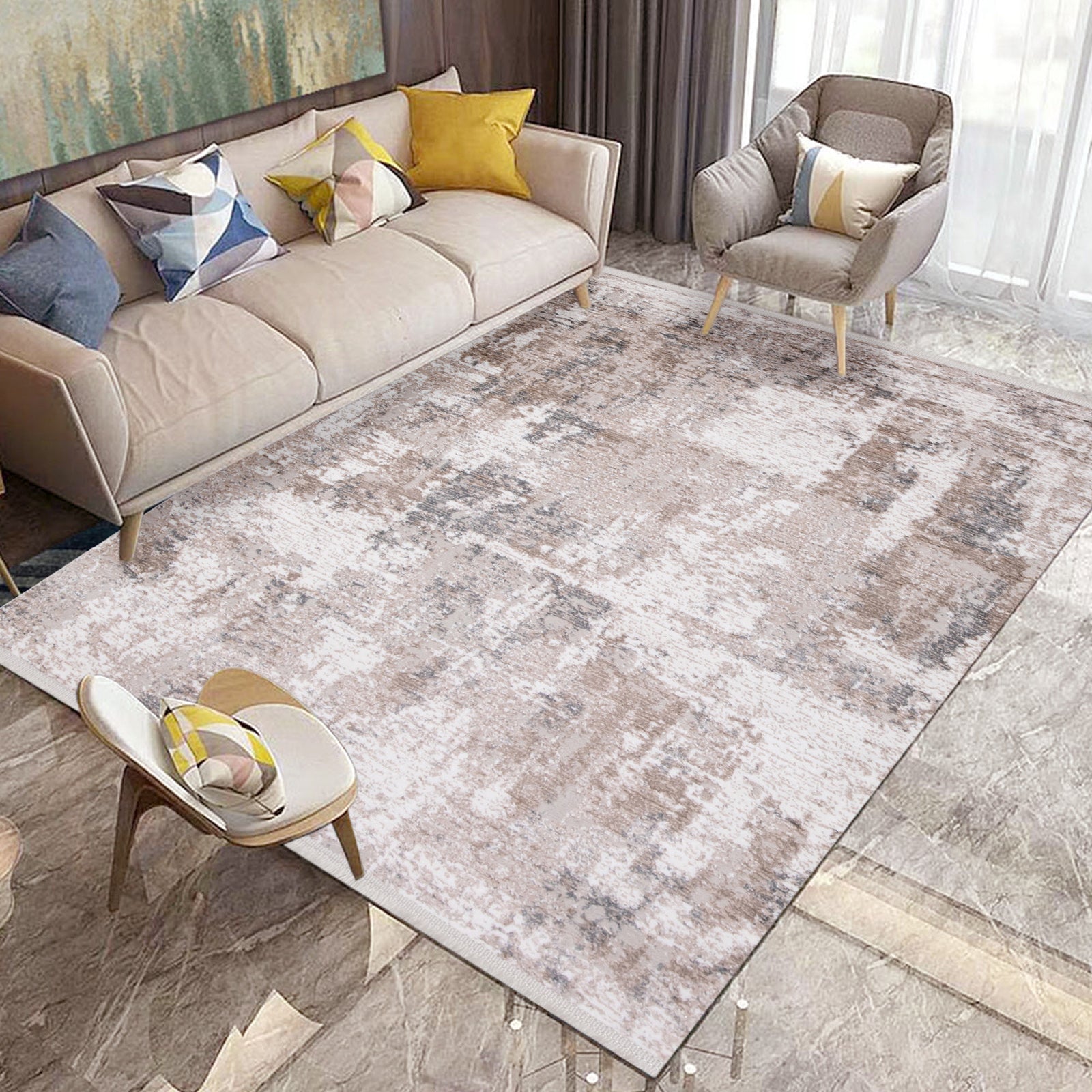 Covor INFINITY Bej-Gri 2 | CasaRossaTextil