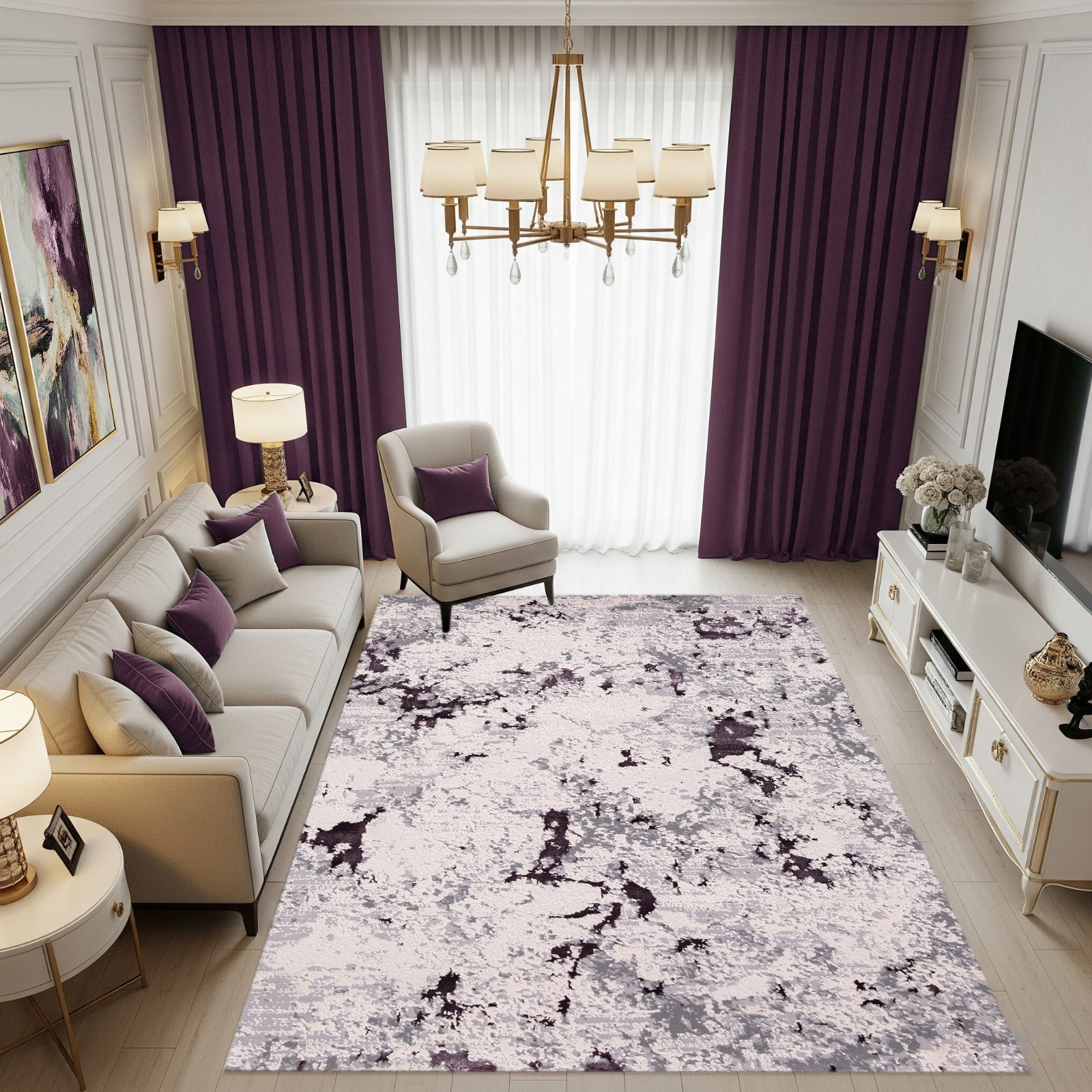 Covor SENA Lila 2 | CasaRossaTextil