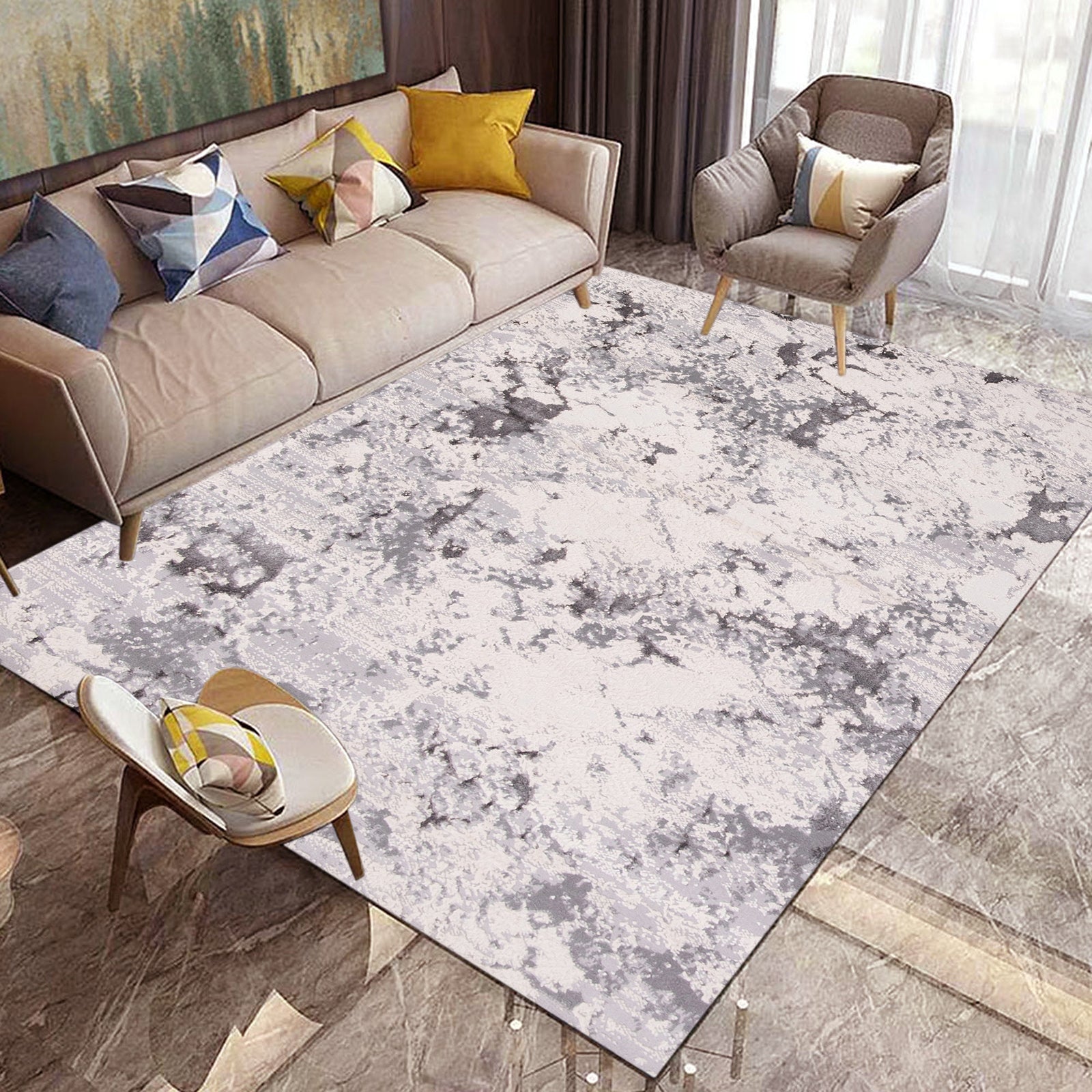 Covor SENA Gri Poly 2 | CasaRossaTextil