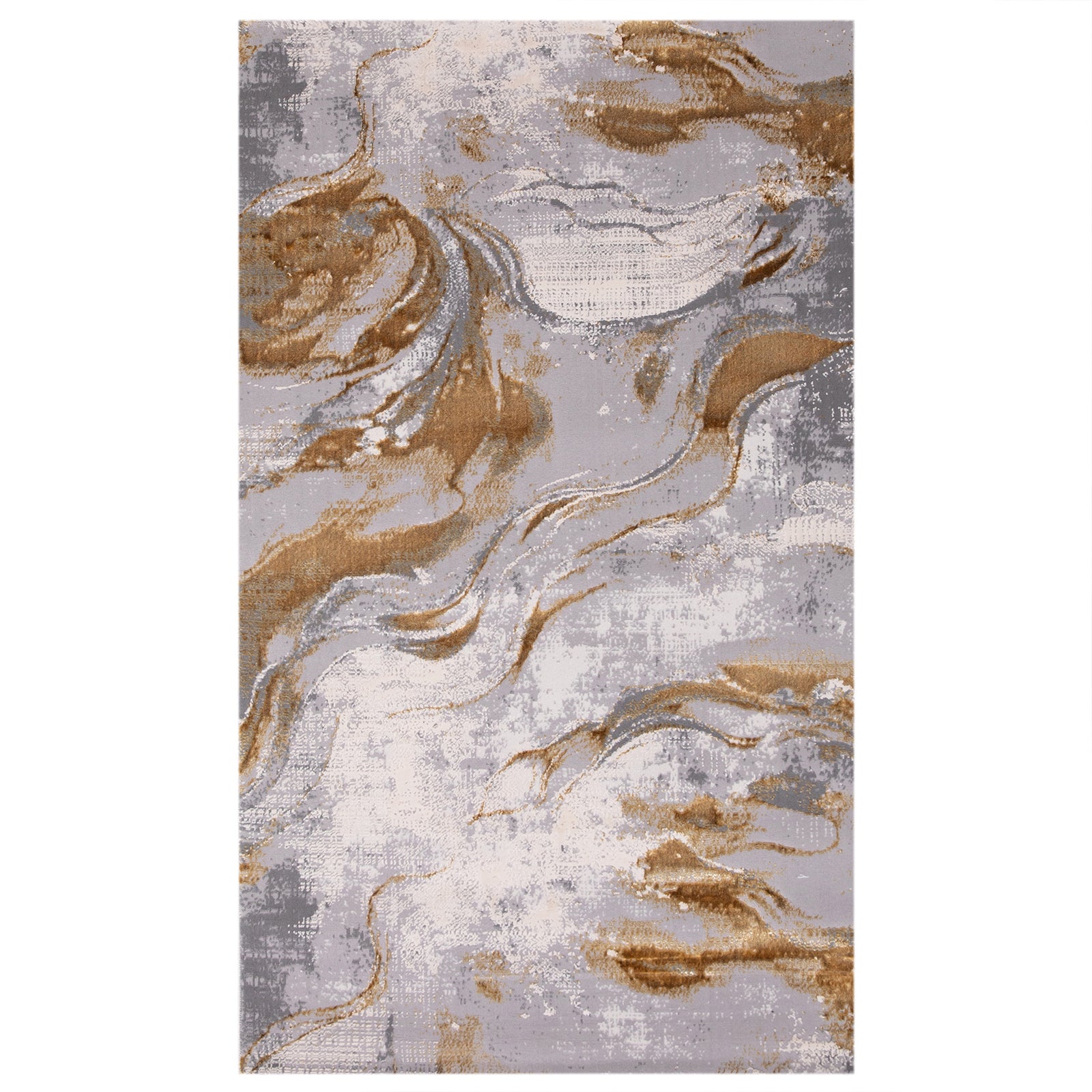 Covor SENA Auriu Poly 2 | CasaRossaTextil