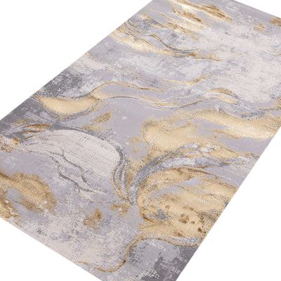 Covor SENA Auriu Poly 2 | CasaRossaTextil