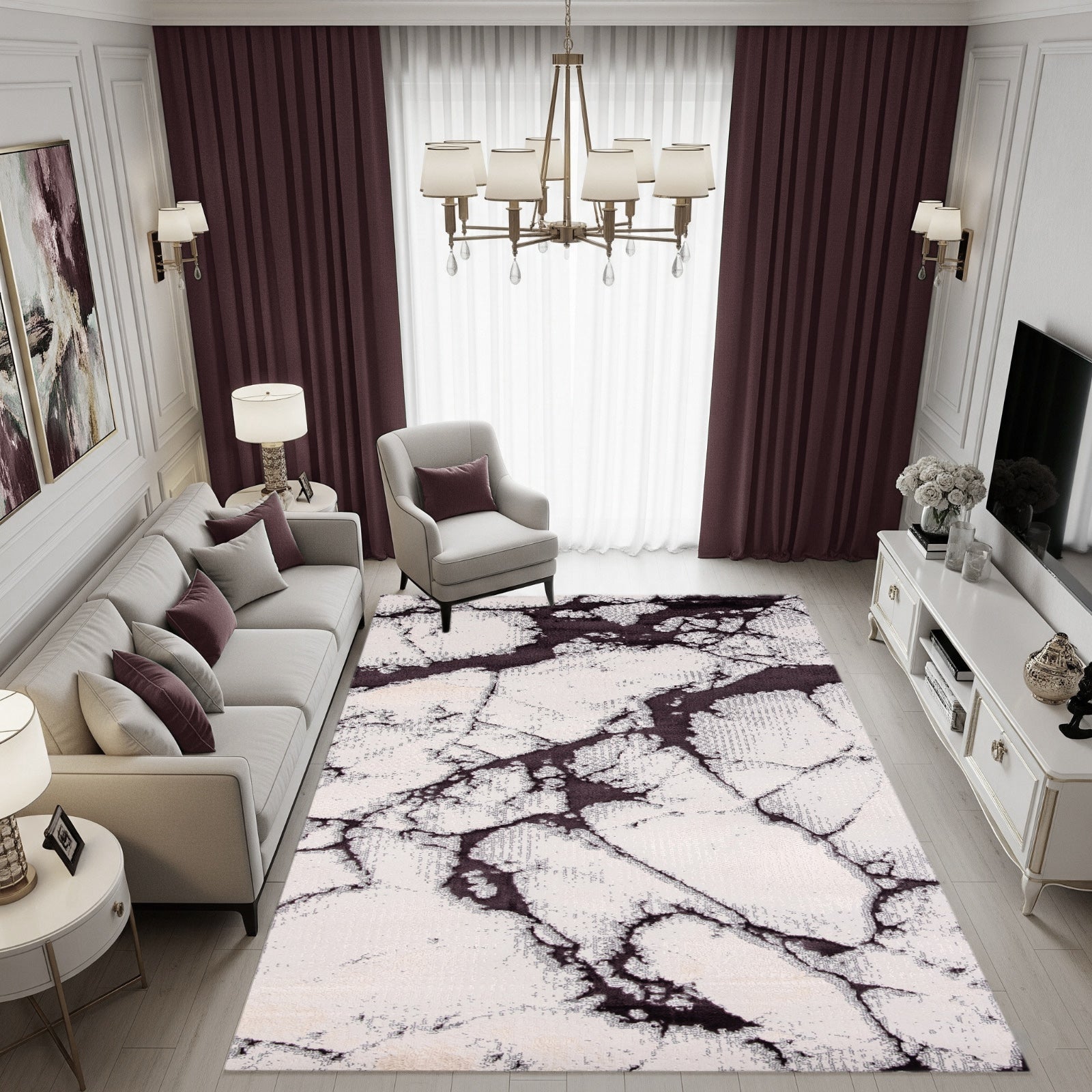 Covor SENA Lila 3 | CasaRossaTextil
