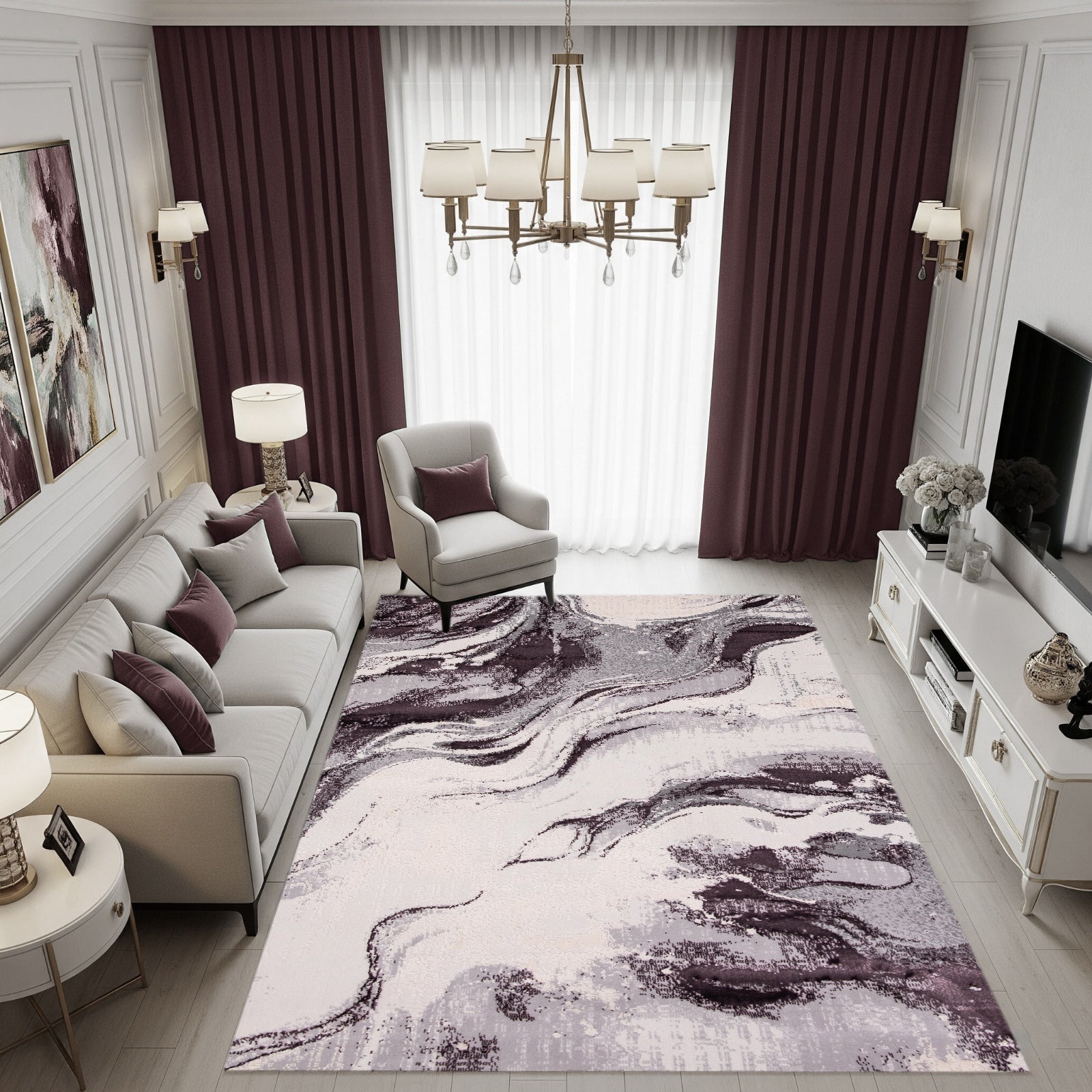 Covor SENA Lila 4 | CasaRossaTextil