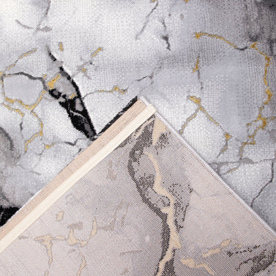 Covor BELLA Gri-Galben | CasaRossaTextil