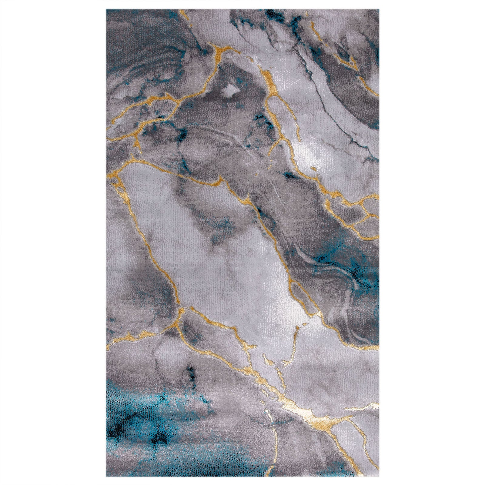 Covor BELLA Gri-Turcoaz 2 | CasaRossaTextil