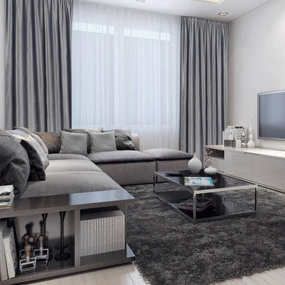 Draperie French Velvet Gri Antracit | CasaRossaTextil